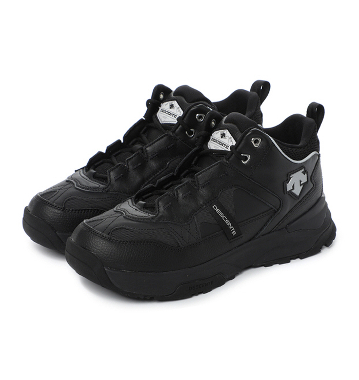 DESCENTE | 【享贝家】DESCENTE 迪桑特MONTANA LUX 厚底舒适休闲运动鞋男女同款黑色SM413LCRO2（现采购商品，下单后12天内发货）商品图片,4.4折, 包邮包税