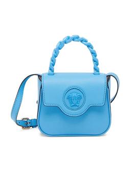 范思哲女包是什么牌子, Versace | Mini La Medusa Chain Leather Top Handle Bag商品图片 