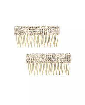 Ettika Jewelry | Dynasty Hair Comb Set in Clear,商家Macy's,价格¥337