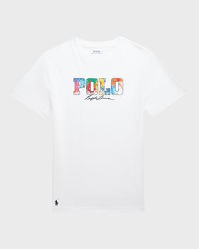 Ralph Lauren | Boy's Paint-Splatter Logo-Print T-Shirt, Size S-XL商品图片,