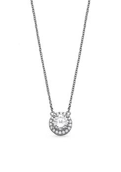 推荐Round Pave Cubic Zirconia Necklace商品