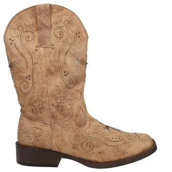 推荐Faith Rhinestone Square Toe Cowboy Boots商品