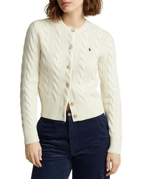 Ralph Lauren | Cable Knit Wool & Cashmere Cardigan,商家Bloomingdale's,价格¥1885