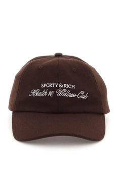 商品Sporty & Rich | 'HEALTH AND WELLNESS CLUB' WOOL BASEBALL HAT,商家Coltorti Boutique,价格¥176图片