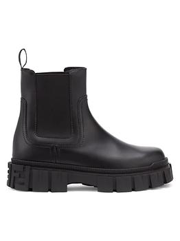 推荐Fendi Force Leather Chelsea Boots商品