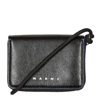 推荐Marni Wallet - Black / Blue商品