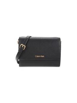 Calvin Klein | Leather Crossbody Bag商品图片,5.4折