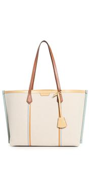 Tory Burch, Tory Burch | Tory Burch Perry Canvas Triple Compartment Tote商品图片 6折