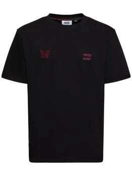 推荐Butterfly Logo Embroidery Cotton T-shirt商品