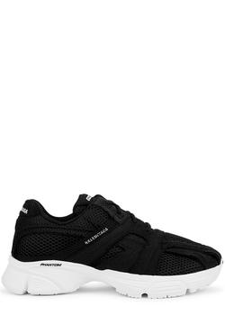 推荐Phantom black panelled mesh sneakers商品