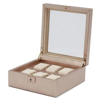 Wolf | Rose Gold Palermo 6-Unit Watch Box 213816,商家Jomashop,价格¥1481