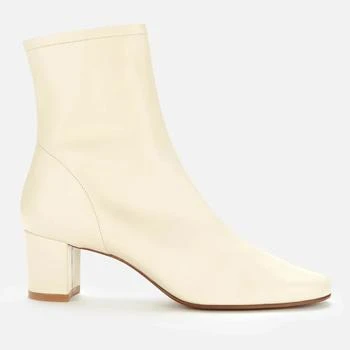 推荐BY FAR Women's Sofia Leather Heeled Ankle Boots商品