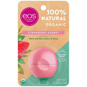 商品100% Natural & Organic Lip Balm Sphere Strawberry, Strawberry Sorbet图片