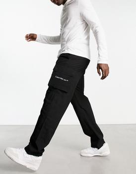 Calvin Klein | Calvin Klein lounge jogger in black with logo waistband商品图片,