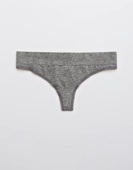 Aerie | Aerie Seamless Stripe Thong Underwear商品图片,