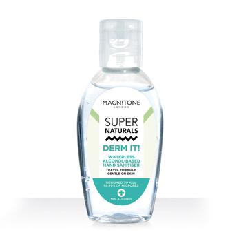 推荐Magnitone SuperNaturals Derm It! Waterless Alcohol-Based Hand Sanitiser Gel 50ml商品