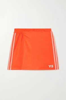 Adidas | Y-3 Firebird 条纹平纹布短裤 4.0折×额外9.7折, 额外九七折
