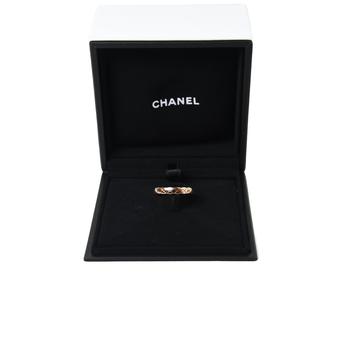 商品Chanel Coco Crush Mini Version 18K Ring Beige Gold图片