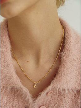 商品DEEPBROW | Crystal glitter chain necklace (Silver 925),商家W Concept,价格¥709图片