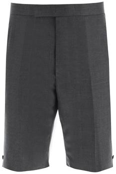 thom browne裤, Thom Browne | Thom browne classic backstrap shorts in super 120's wool商品图片 