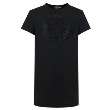 推荐Black Crystal Medusa T Shirt Dress商品