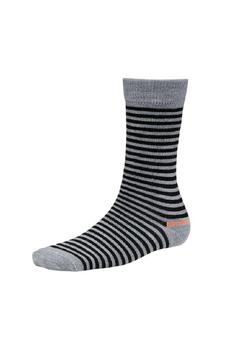 Timberland | Timberland Womens/Ladies Premium Wool Striped Socks (Gray Heather)商品图片,