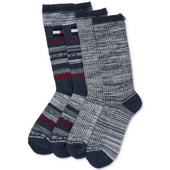 Tommy Hilfiger | Men's 2-Pk. Stripe Cushioned Boot Socks商品图片,6折