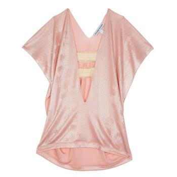 ROLAND MOURET, [二手商品] ROLAND MOURET | Roland Mouret Pink Metallic Stretch Top S商品图片 5.3折