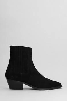 推荐Texan Ankle Boots In Black Suede商品