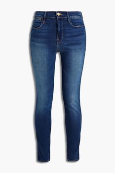 推荐Le High Skinny faded high-rise skinny jeans商品