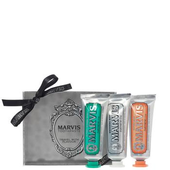 商品Marvis Travel Flavour Toothpaste Trio 3 x 25ml,商家Coggles,价格¥73图片