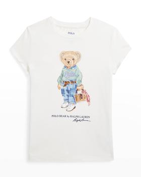 Ralph Lauren | Girl's Polo Bear Graphic T-Shirt, Size S-L商品图片,8折