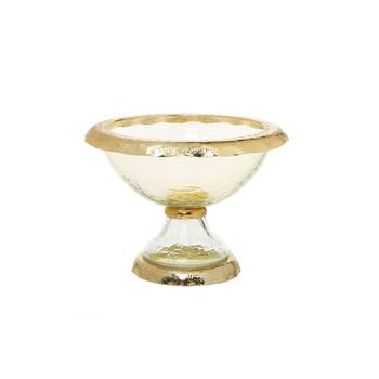 商品Classic Touch | Glass Footed Bowl with Border,商家Macy's,价格¥519图片