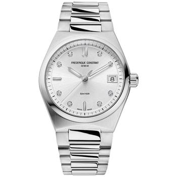 Frederique Constant | Women's Swiss Highlife Diamond (1/20 ct. t.w.) Stainless Steel Bracelet Watch 31mm商品图片,