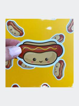 商品Hot Dog Vinyl Sticker图片