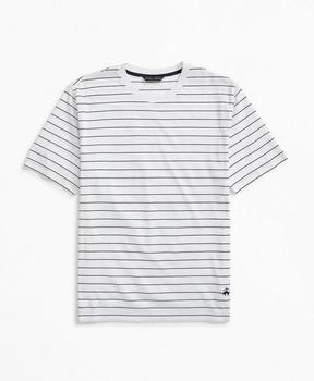 Brooks Brothers | Cotton Thin Stripe T-Shirt商品图片,