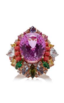 商品Anabela Chan | Anabela Chan - 18K Rose Gold Vermeil Multi-Stone Ring - Pink - US 5 - Moda Operandi - Gifts For Her,商家Moda Operandi,价格¥15861图片