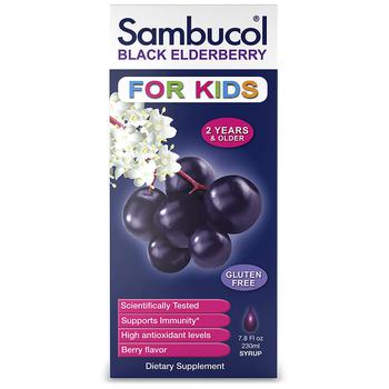 Sambucol, Sambucol | Black Elderberry Kids Syrup商品图片 8折, 独家减免邮费