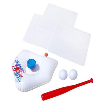 商品Banzai | Splash Slam Baseball T-shirt Sprinkler Water Sports Game, Plastic Bat, 2 Plastic Balls, Home Plate Bases, Durable PVC Construction, Family Children Outdoor Water Toys, Backyard Batting Practice,商家Macy's,价格¥177图片