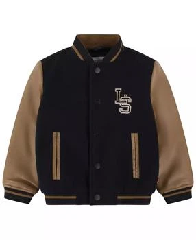 Levi's | Toddler and Little Boys Chenille Patch Varsity Jacket,商家品牌清仓区,价格¥191