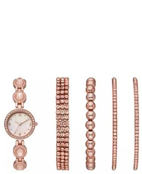 Folio | Women's Rose Gold-Tone Bracelet Watch Gift Set, 26mm,商家Macy's,价格¥200