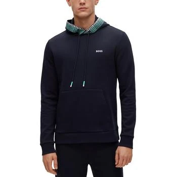 Hugo Boss | Men's Multi-Colored Logo Hoodie 独家减免邮费