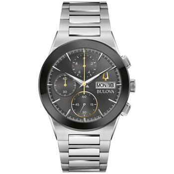 推荐Men's Chronograph Modern Millennia Stainless Steel Bracelet Watch 41mm商品