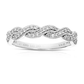 Vir Jewels | 1/5 cttw Round Cut Lab Grown Diamond Prong Set Wedding Band .925 Sterling Silver,商家Premium Outlets,价格¥812