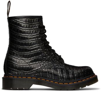 dr. martens 1460, Dr. Martens | Black Croc 1460 Boots商品图片 4折