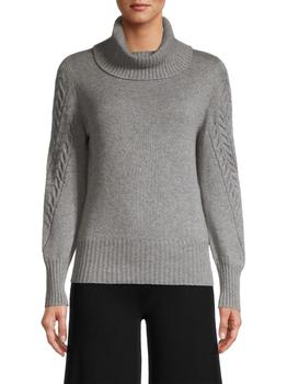 推荐Wool Blend Turtleneck Sweater商品