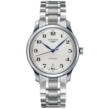 Longines | Men's Swiss Automatic Master Stainless Steel Bracelet Watch 39mm L26284786商品图片,