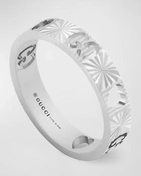 Gucci | 18k White Gold Icon Heart Ring,商家Neiman Marcus,价格¥12316