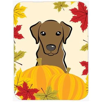 Caroline's Treasures | BB2040LCB Chocolate Labrador Thanksgiving Glass Cutting Board Large,商家Verishop,价格¥237
