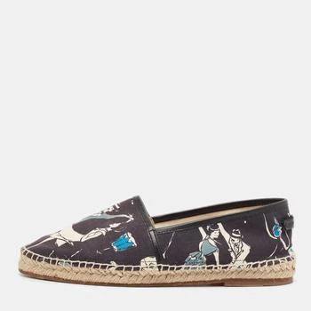 Dolce & Gabbana | Dolce & Gabbana Navy Blue Printed Canvas Slip On Espadrilles Size 40,商家The Luxury Closet,价格¥2035